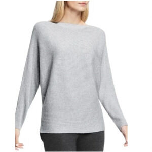 VINCE CAMUTO | Women's Rib Knit Dolman Sweater Gray Size M